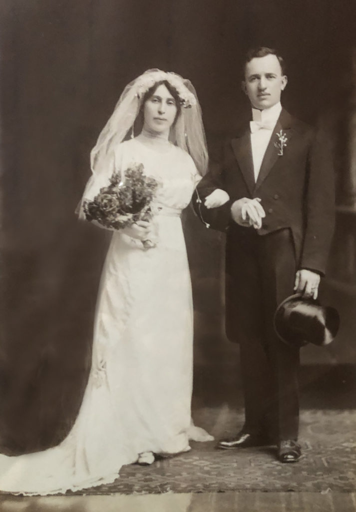 bride and groom from 1912

