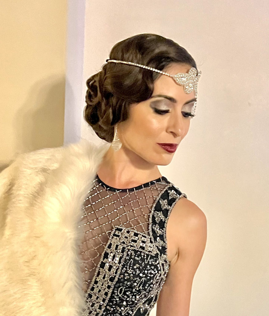 Great Gatsby makeup and hair Los Angeles